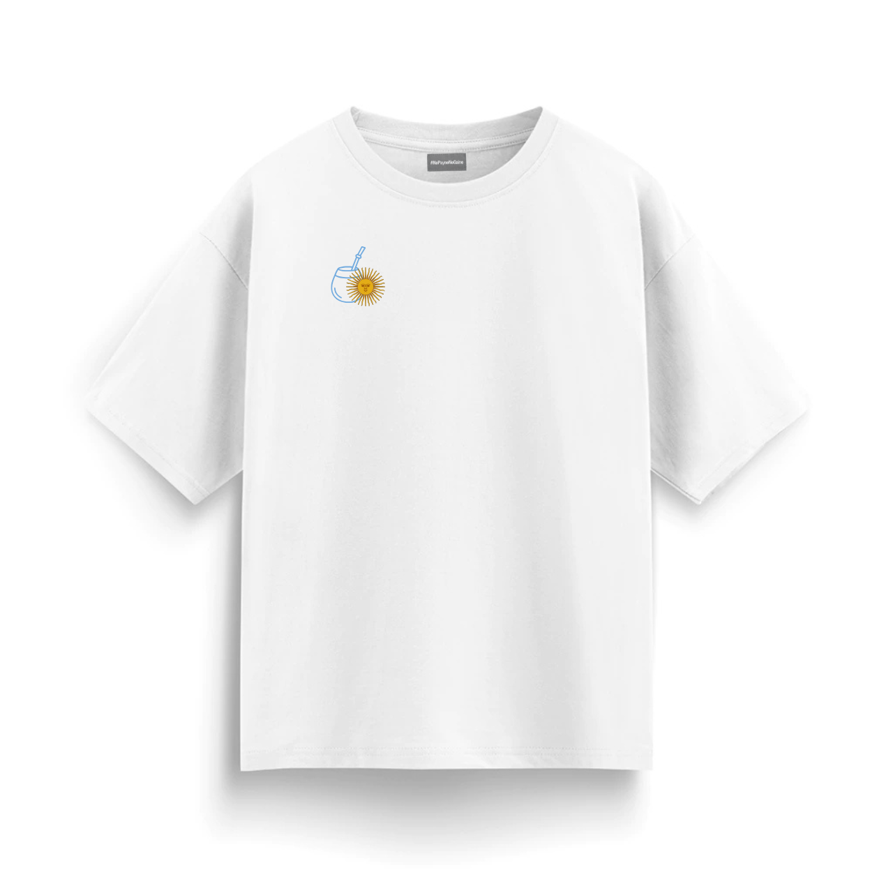 Remera Arg 47M — Blanca vista 1